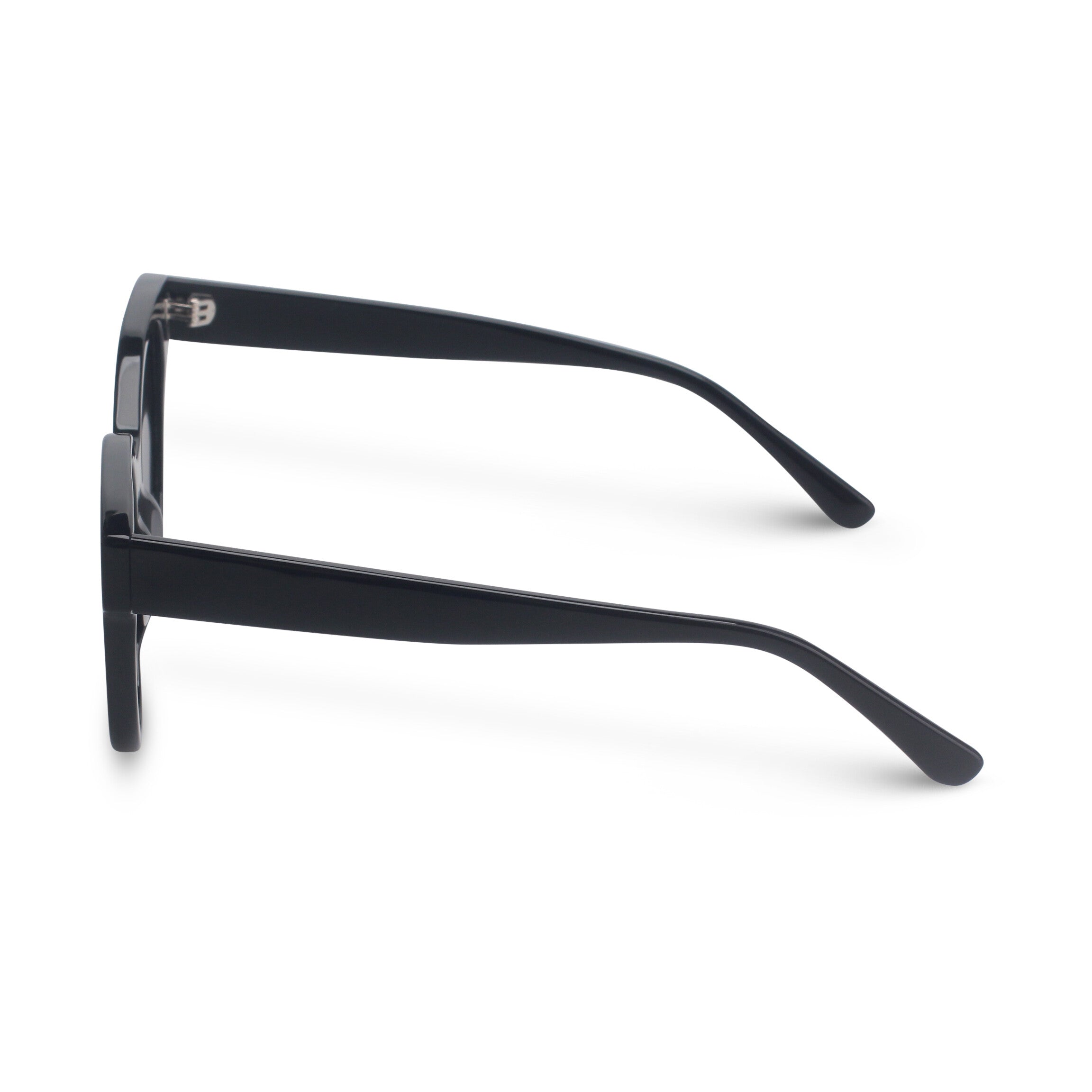 Black cat-eye sunglasses