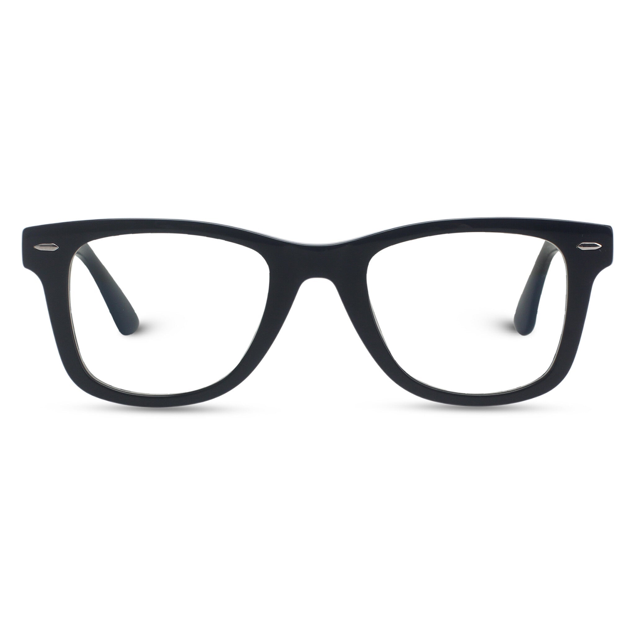 Classical black square eyeglasses