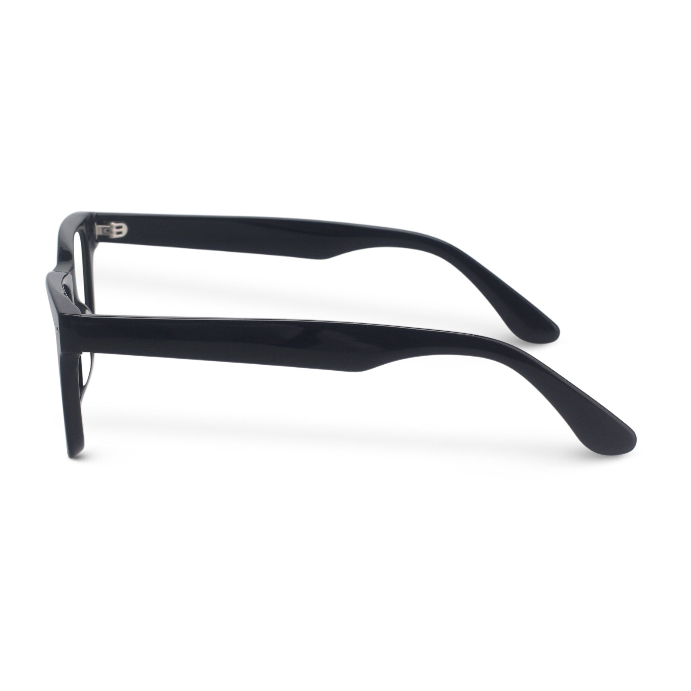 Classical black square eyeglasses